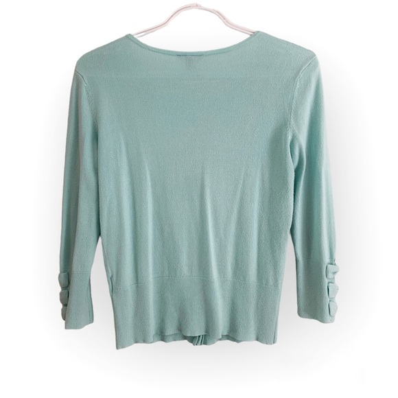 Jacob | Mint Bow 🎀 Cardigan - Picture 3 of 4